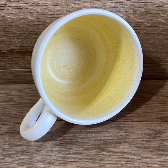 Vintage‎ Franciscan Earthenware HACIENDA GOLD Tea Cups USA Swirl Yellow Speck - Picture 6 of 10